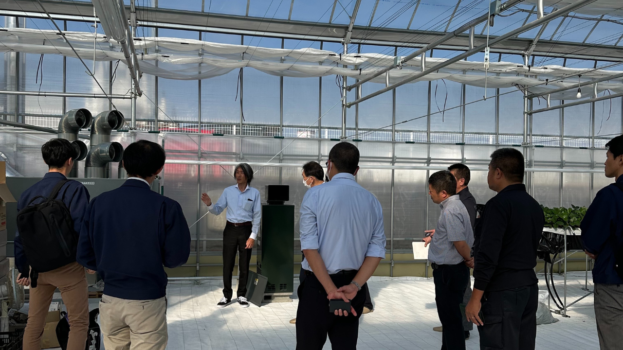 AGS株式会社様が農園の視察にお越しくださいました。｜株式会社mino-lio（ミノリオ）公式サイト