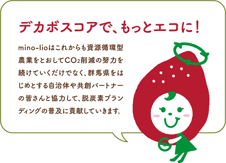 デカボスコアでもっとエコに